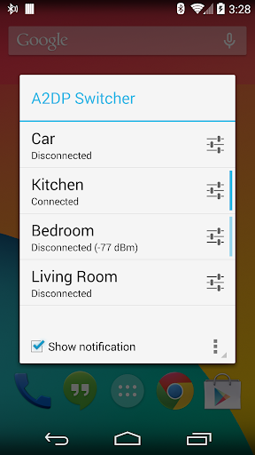 Switcher for Bluetooth Audio