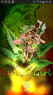Free Download Sexy Weed Girl Magic Touch LWP APK