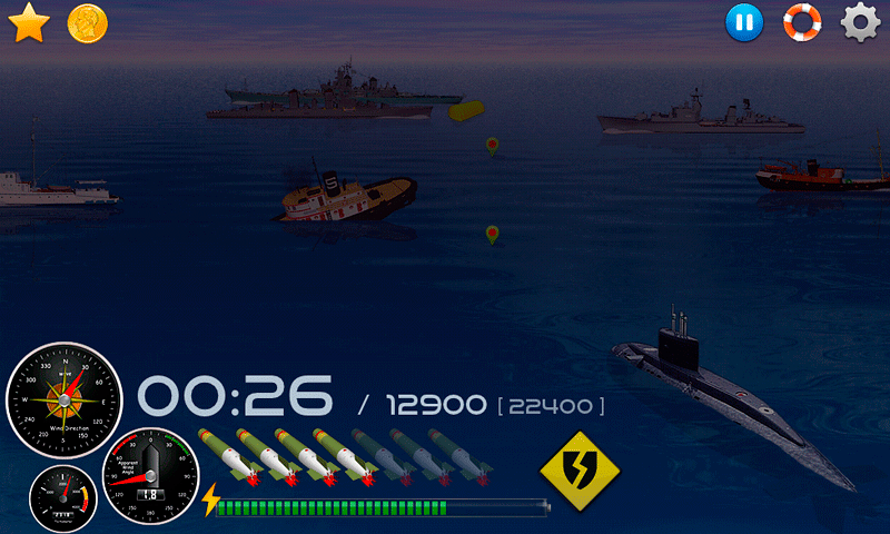 Silent Submarine Career - screenshot