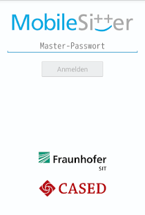 Android-Anwendung MobileSitter Screenshot