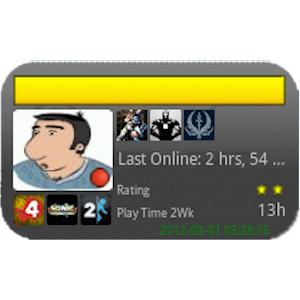Gamercard Widget for Steam 1.1