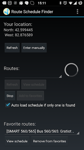 Route Schedule Finder