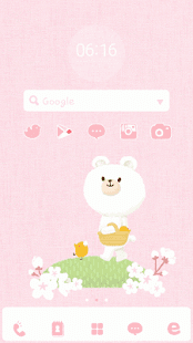 CherryFlowerDodolLauncherTheme Screenshots 0