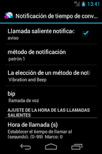 Captura de pantalla de la aplicacion Android NotificationAirtime Two