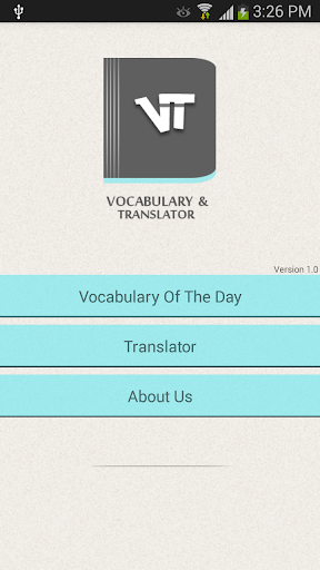 Vocabulary Daily Translator