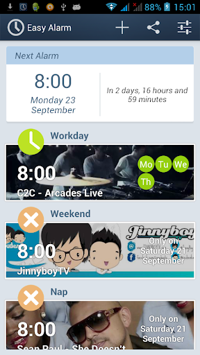 【免費生產應用App】Easy Alarm Youtube-APP點子