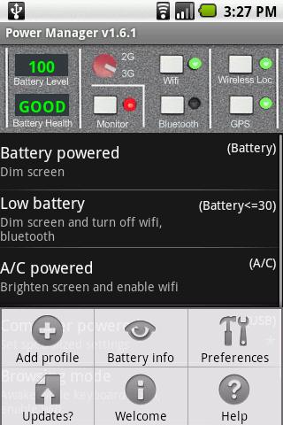 Power Manager - screenshot