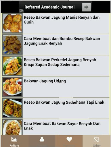 【免費書籍App】Aneka Resep Bakwan Jagung-APP點子