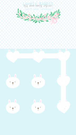 Lovely rabbit protector theme