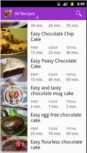 【免費書籍App】CocoCake : Easy Chocolate Cake-APP點子