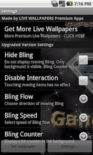 How to install His Bling Game Live Wallpaper lastet apk for pc
