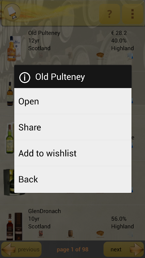 Whisky App AndroidApps auf Google Play