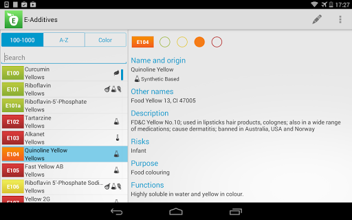 【免費健康App】E Food Additives-APP點子