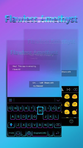 【免費生產應用App】FlawlessAmethyst ThemeKeyboard-APP點子