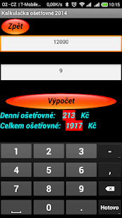 Free Kalkulačka Ošetřovné 2014 CZ APK