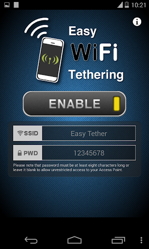 Easy WiFi Tether