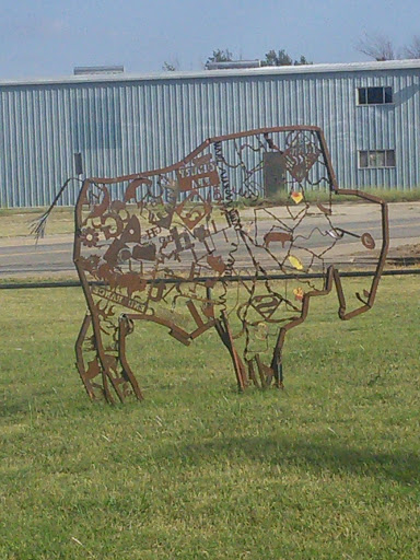 Geary Bison Sculpture 