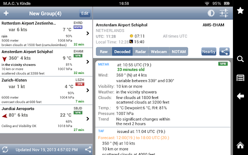 AeroWeather Screenshot