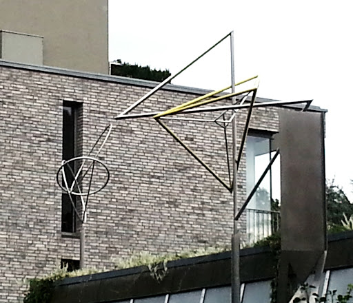 Metallkunst auf dem Dach