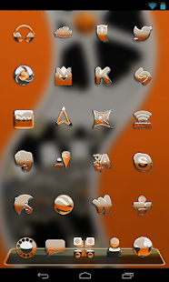 How to install orange liz Next Launcher Theme 2.33 apk for laptop