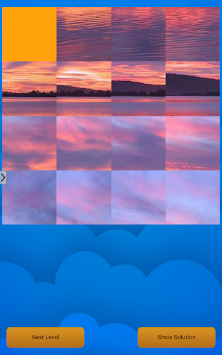 Sunset cloud puzzle