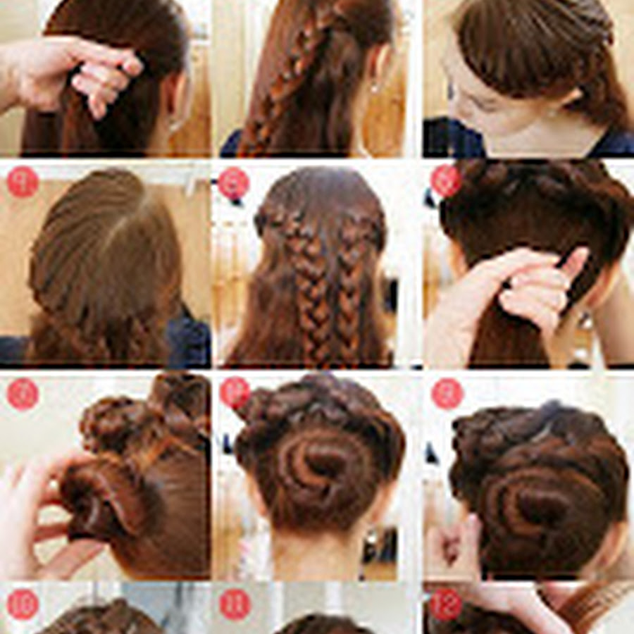 12 New Model of Step By Step Hairstyles