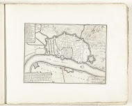 Plattegrond van Antwerpen, ca. 1702