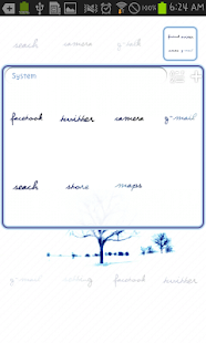 download Winter tree go launcher theme free
