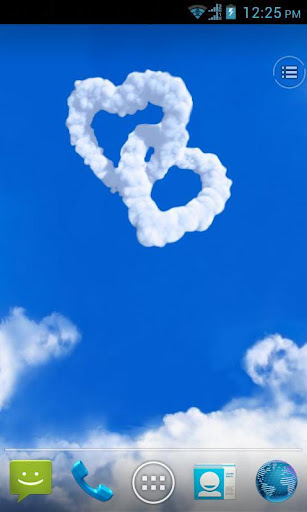 Love in Sky live wallpaper