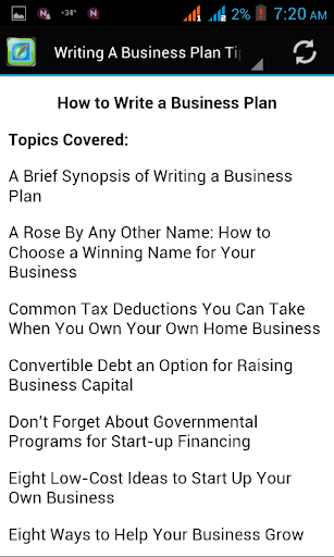 【免費商業App】Writing A Business Plan Tips-APP點子