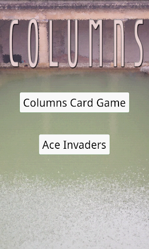 Columns of Cards Games