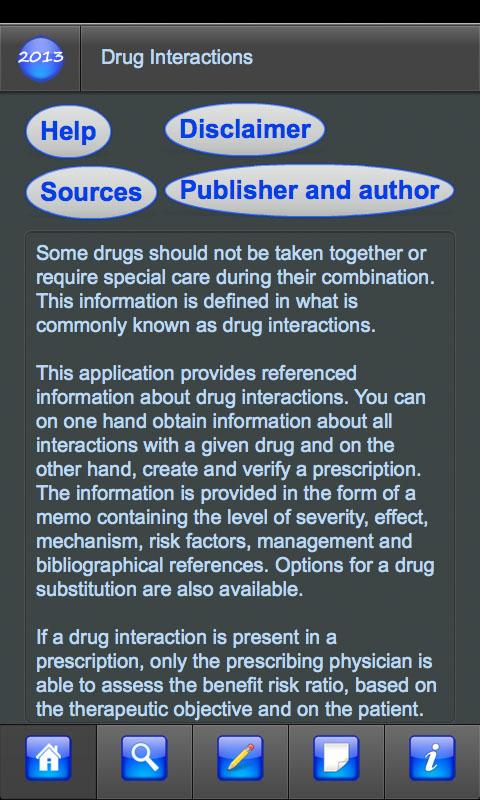Drug Interactions Screen 1