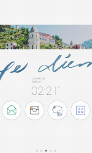 Lastest Carpe diem LINE Launcher theme APK