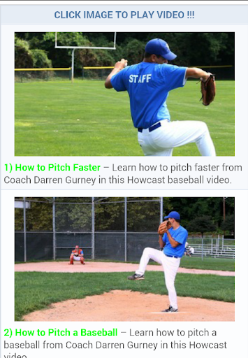 Baseball Pitching Tips