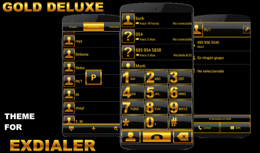 ExDialer Theme Gold DELUXE
