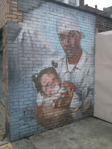 Father and Daughter Mural