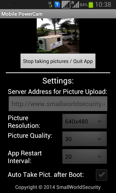 Mobile PowerCam Screen 2