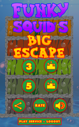 【免費街機App】Funky Squid’s Big Escape!-APP點子