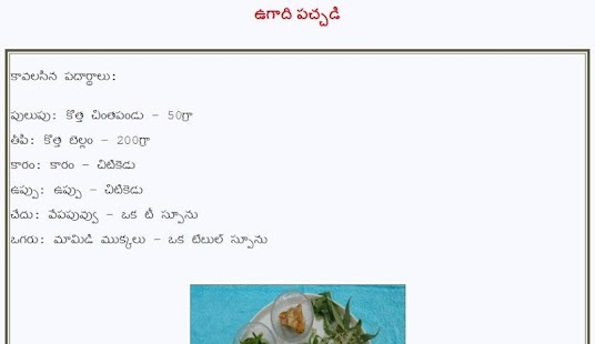 Ugadi Vantakalu Screenshots 6