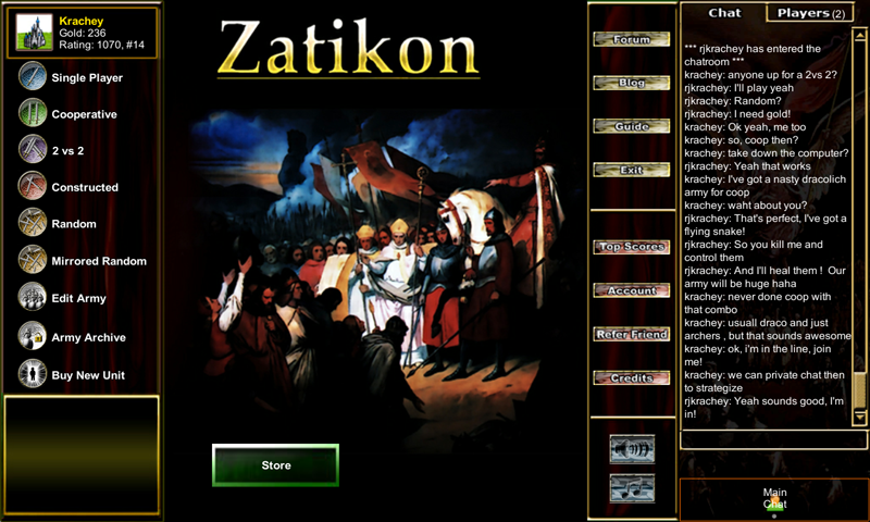 Armies of Zatikon: TCG &amp; Chess Screen 1