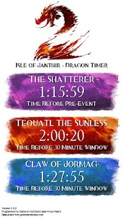 Guild Wars 2 Dragon Timer