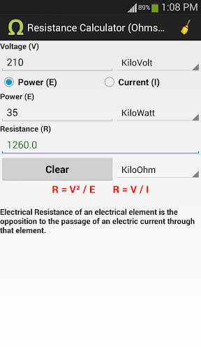 【免費書籍App】Ohms Law Calculator-APP點子