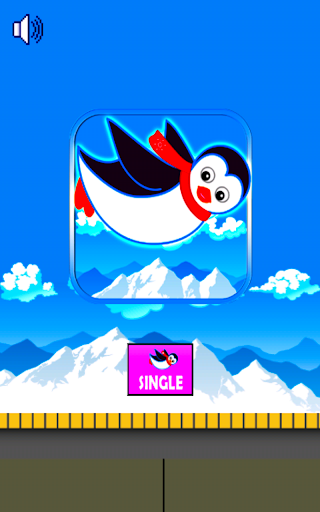 Fly Penguin Frozen Mountain