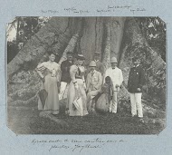 Governor Asch van Wijck with Company at the Jagtlust Plantation