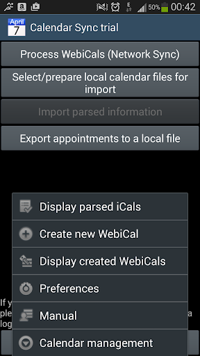 CalendarSync - trial
