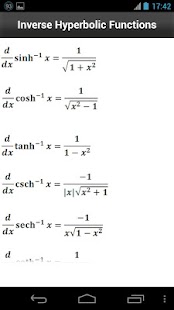 Calculus Formulas - Android Apps on Google Play