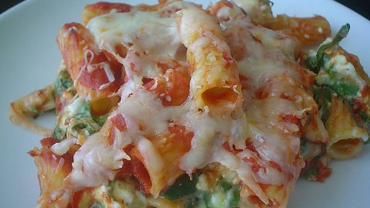 Baked Pasta With Cottage Cheese And Spinach Baked Spinach With