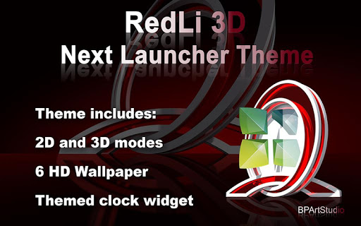 免費下載個人化APP|RedLi 3D Next Launcher theme app開箱文|APP開箱王