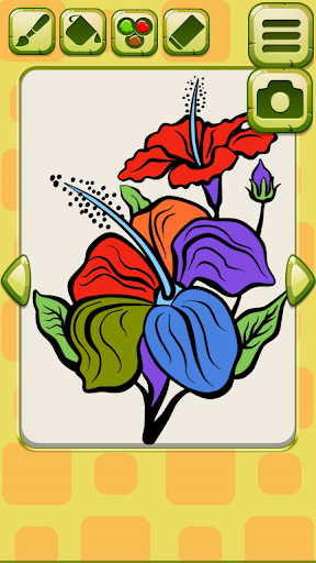 【免費家庭片App】Flowers Coloring Book-APP點子