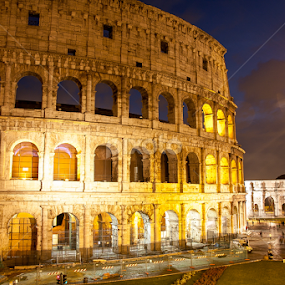 Colosseum nught view by Nicolin Vladimir - Buildings & Architecture Statues & Monuments